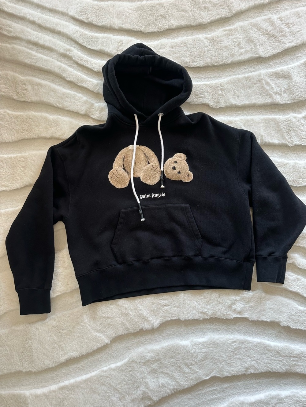 Palm Angels Bear Motif Hoodie
